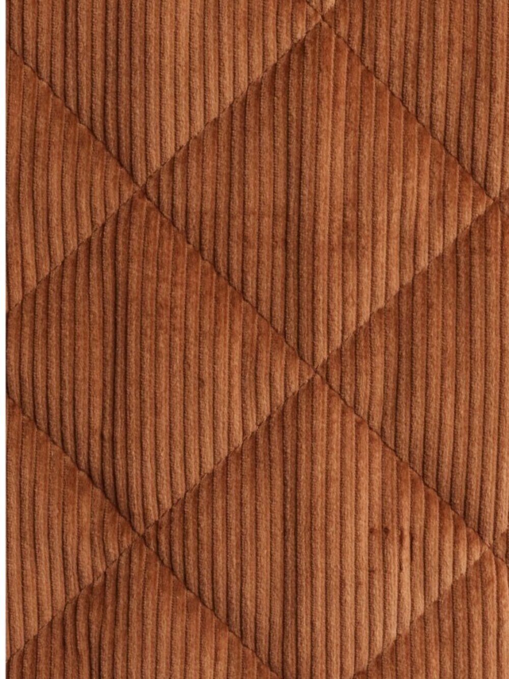 Bernardo Corduroy Quilted Jacket Cognac Barn Chore Coat Water Resistant NWT - Picture 5 of 6